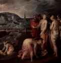 Спасение Моисея из воды, 1560. - Холст, масло. Маньеризм. Италия. Париж. Лувр.